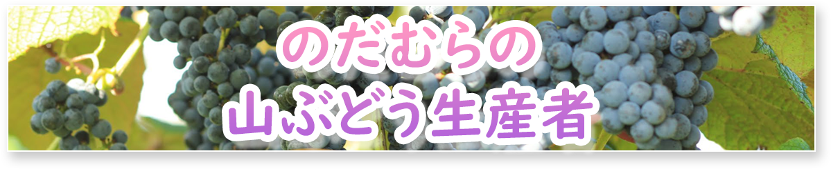 野田村の山葡萄生産者