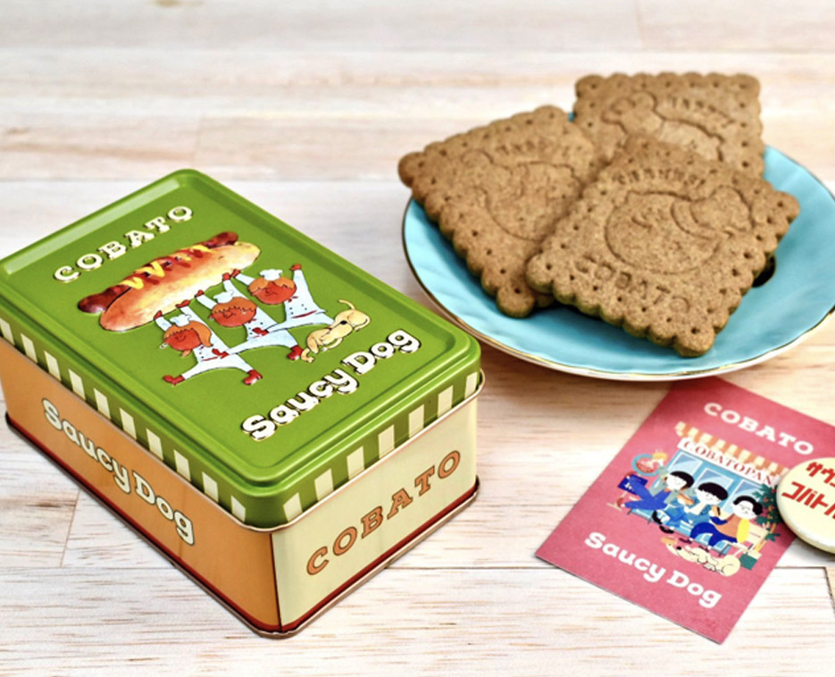 コラボレーション | 【Saucy Dog×COBATOPAN】 オリジナルクッキー缶 ...