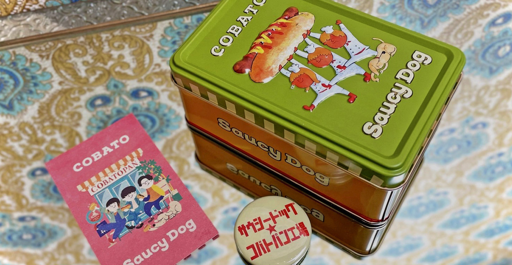 コラボレーション | 【Saucy Dog×COBATOPAN】 オリジナルクッキー缶 ...