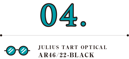 JULIUS TART OPTICAL（ジュリアス タート オプティカル） AR46/22-BLACK