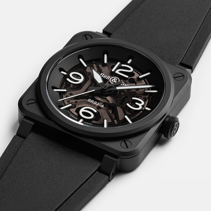 BR03 SKELTON BLACK CERAMIC