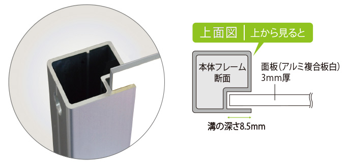 【パネル】 TOKISEI バリウススタンド看板 アルミ複合板タイプ 900×600片面 VASKAP900X600K(2159205)[送料