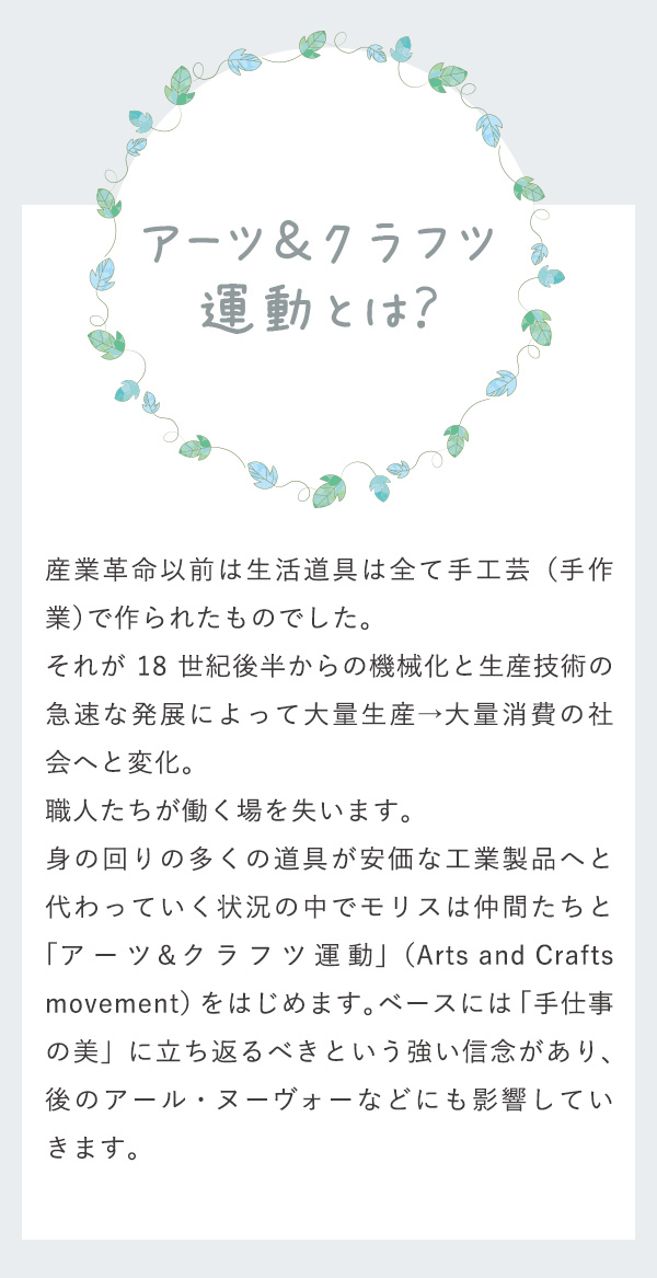 アーツ＆クラフツ 運動とは？