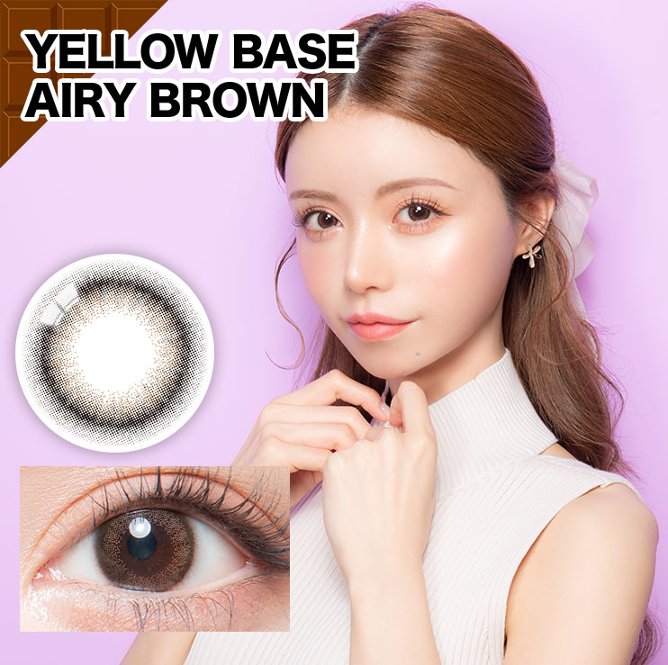 colorsマンスリー Yellow Base Airy Brown