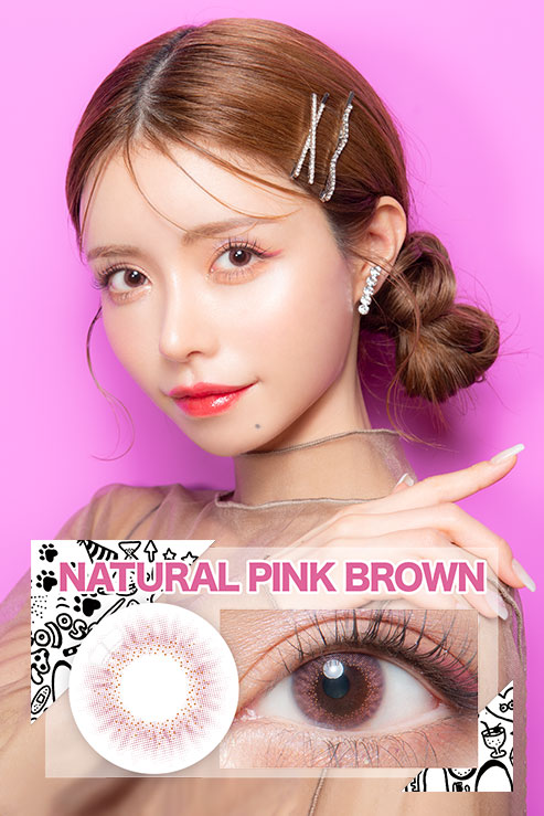 colorsマンスリー Natural Pink Brown